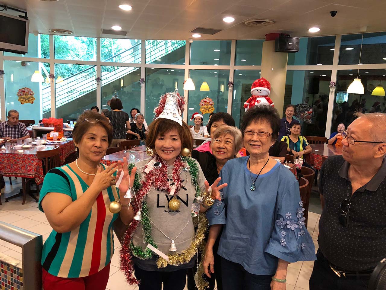 Christmas Funland 2017 @ Chilli Padi Nonya Cafe | Angie Lim, Jacky Zhang YingJun, Sophia Wang, Samanda, Wendy