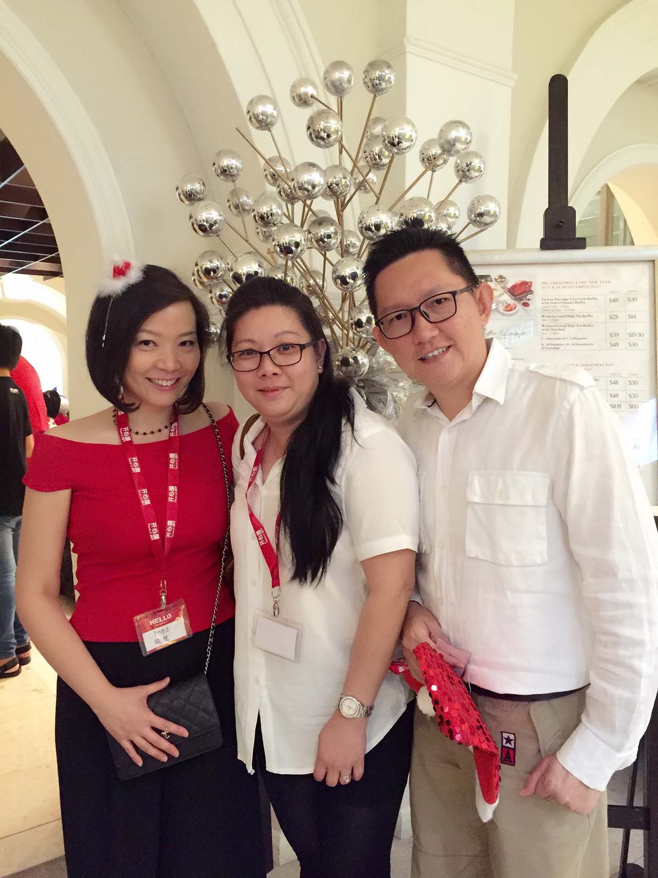 CSR Events | Christmas @ Goodwood Park Hotel | Angie Lim, Jacky Zhang YingJun, Sophia Wang, Samanda, Wendy