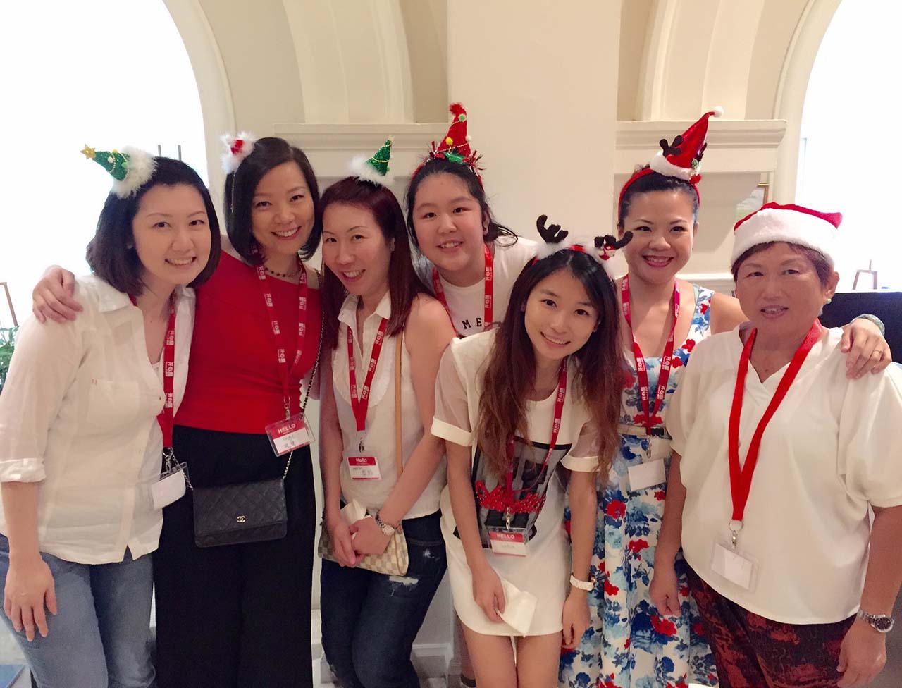 CSR Events | Christmas @ Goodwood Park Hotel | Angie Lim, Jacky Zhang YingJun, Sophia Wang, Samanda, Wendy