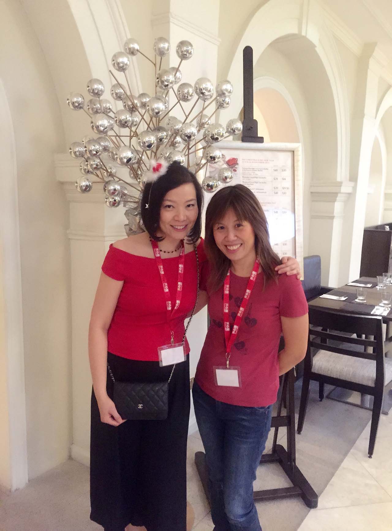CSR Events | Christmas @ Goodwood Park Hotel | Angie Lim, Jacky Zhang YingJun, Sophia Wang, Samanda, Wendy