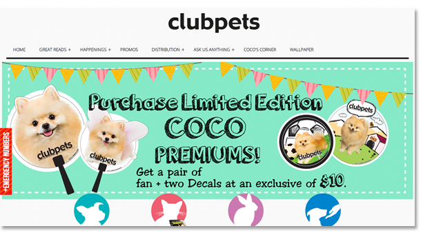 Clubpets Magazine Website 
