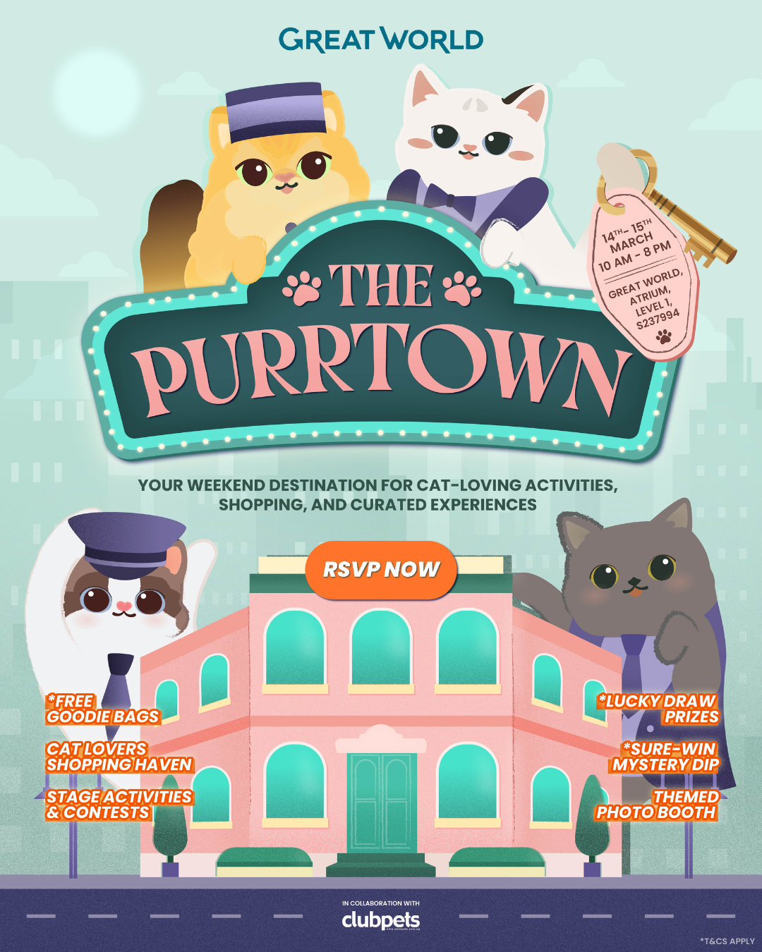 Launch Post - The Purrtown (Great World March 26)